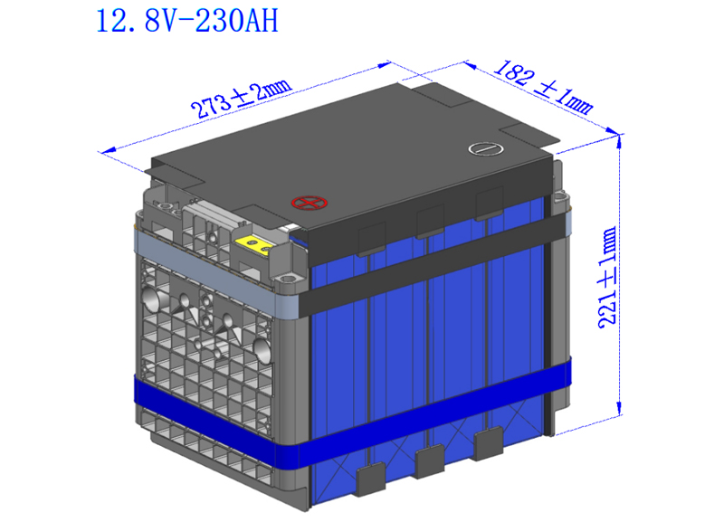 Lithium Battery Module globalfrey 230AH 12.8-32V