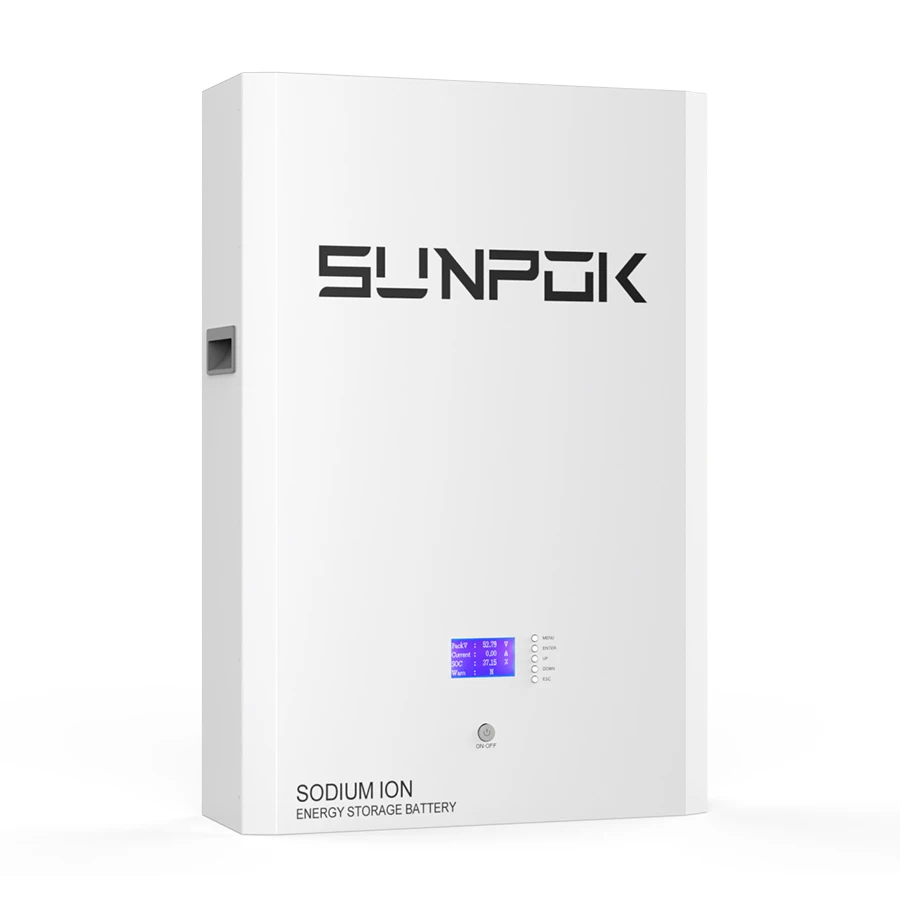 Wall Mounted Sodium Ion Batteries 48V 5-10kWh Sodium Battery Sunpok