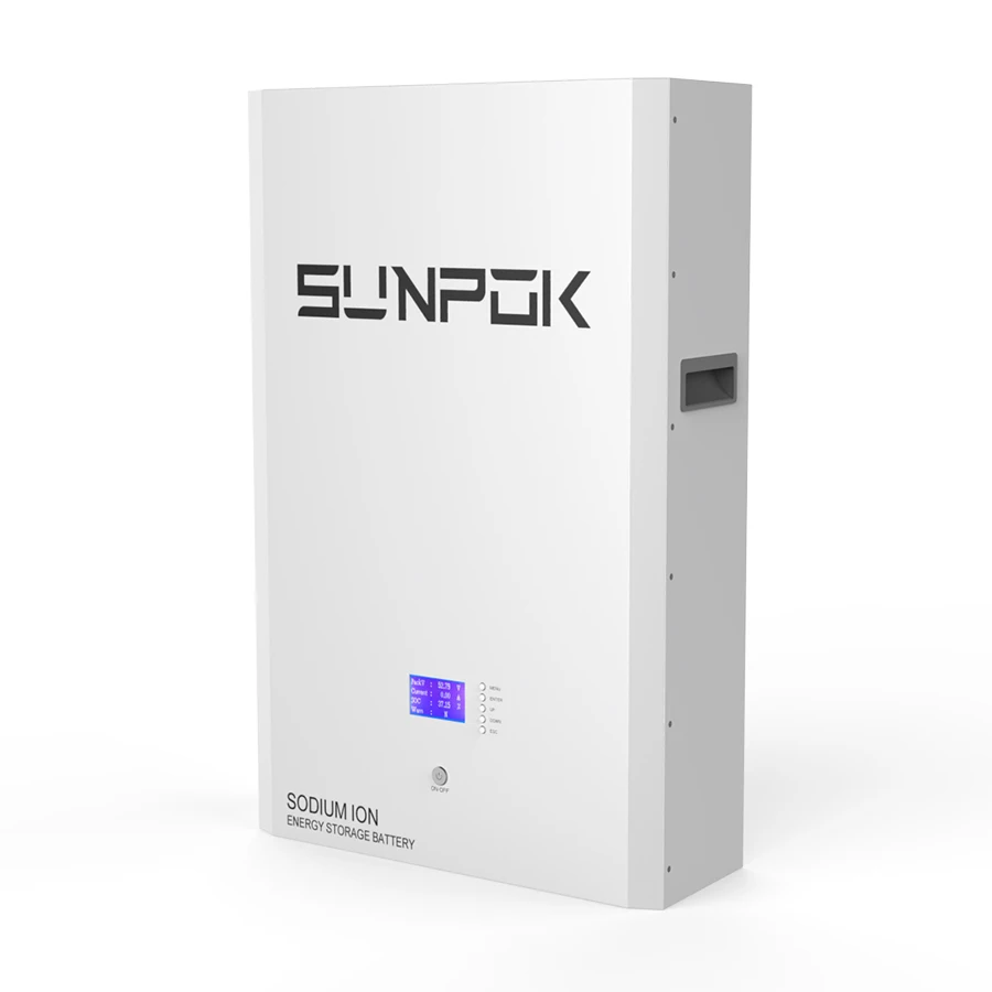 Wall Mounted Sodium Ion Batteries 48V 5-10kWh Sodium Battery Sunpok