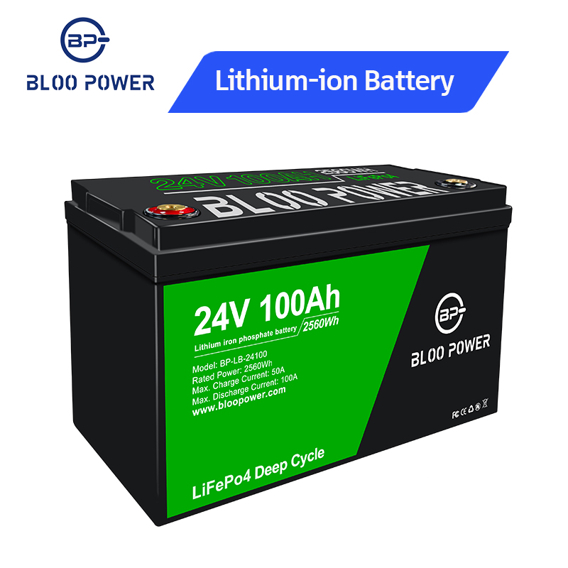 24V 100Ah 200Ah 300Ah Batterie Lithium ion Lifepo4 Battery With Grade A Battery Cells