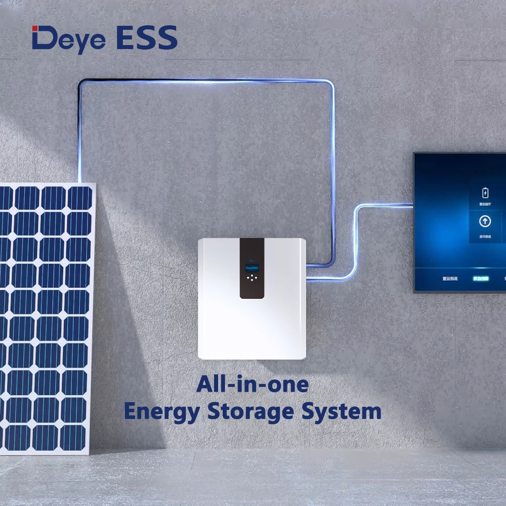 Deye ESS RW-F5.3-2H3: New Wall-Mounted Solar Battery Energy Storage System for Home