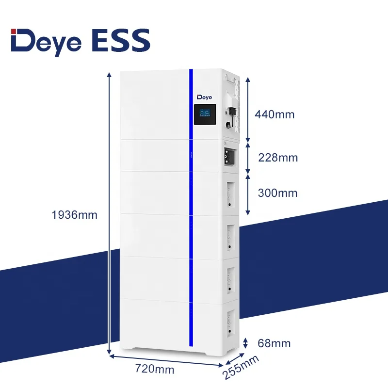 Deye ESS AI-W5.1-B-ess: New Lithium-Ion/LiFePO4 IP65  All-in-One Home Solar Battery Storage System