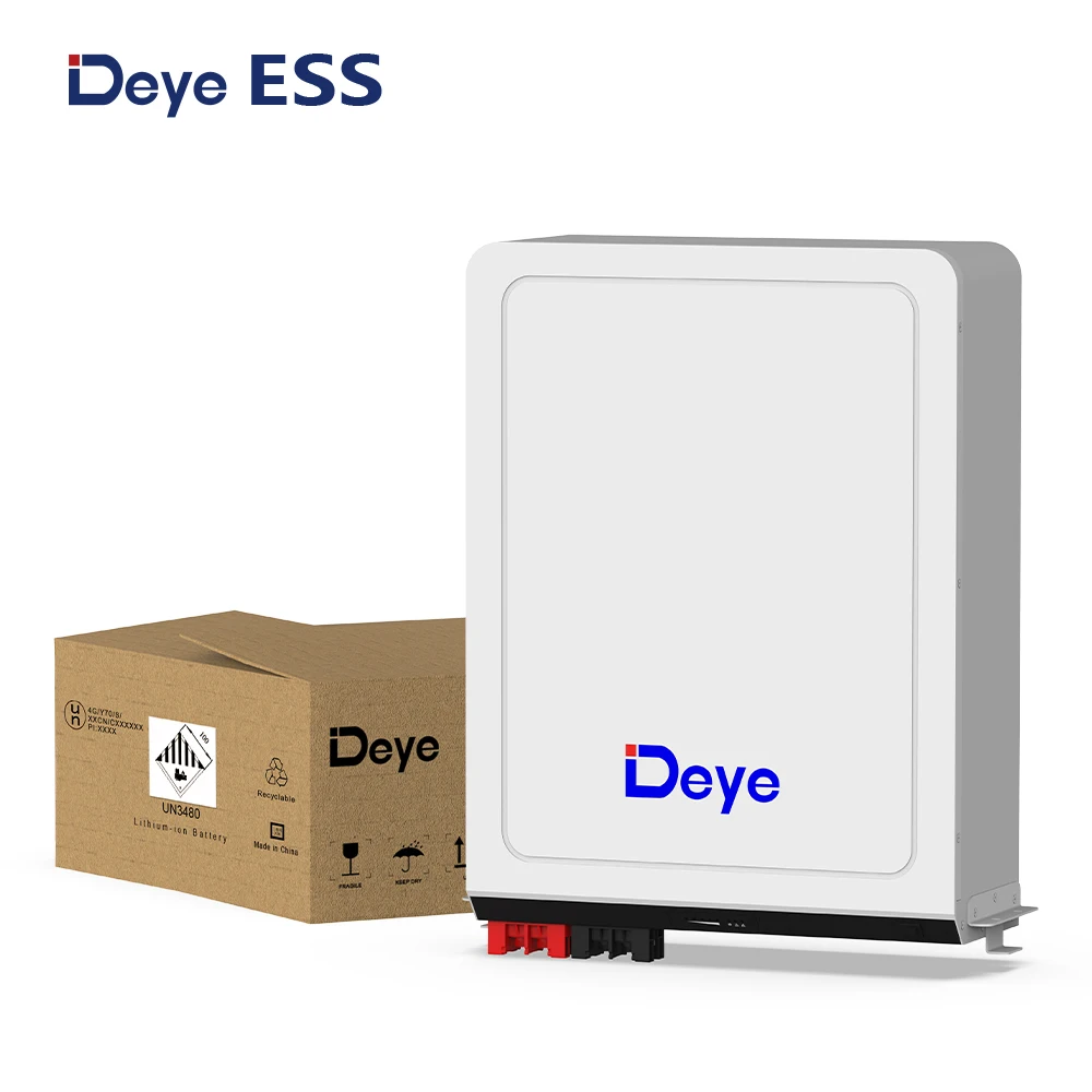 ESS RW-M5.3 Pro Wall-Mount LiFePO4 Battery: 51.2V 104Ah Home Solar Energy Storage Deye