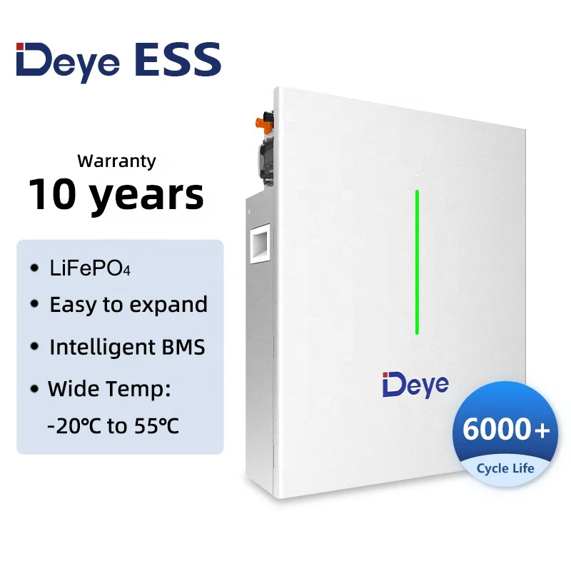 ESS RW-F10.2: IP65 LiFePO4 Home Battery Energy Storage for Solar Systems Deye