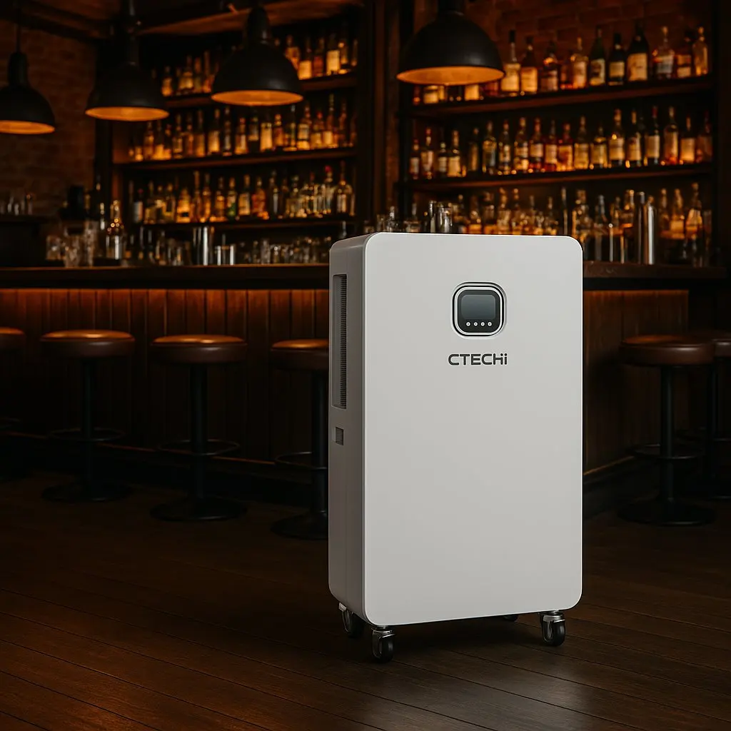 48v 16kWh Commercial All in One Energy Storage Battery 314Ah Lifepo4 Cells IP54 Dustproof for Hotel Bar Voltage Stabilization CTECHi