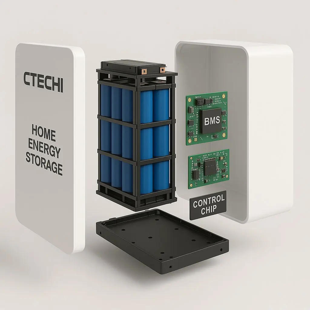 CTECHi ODM  48v 15kWh  Energy Storage Battery IP54 for Solar Energy System