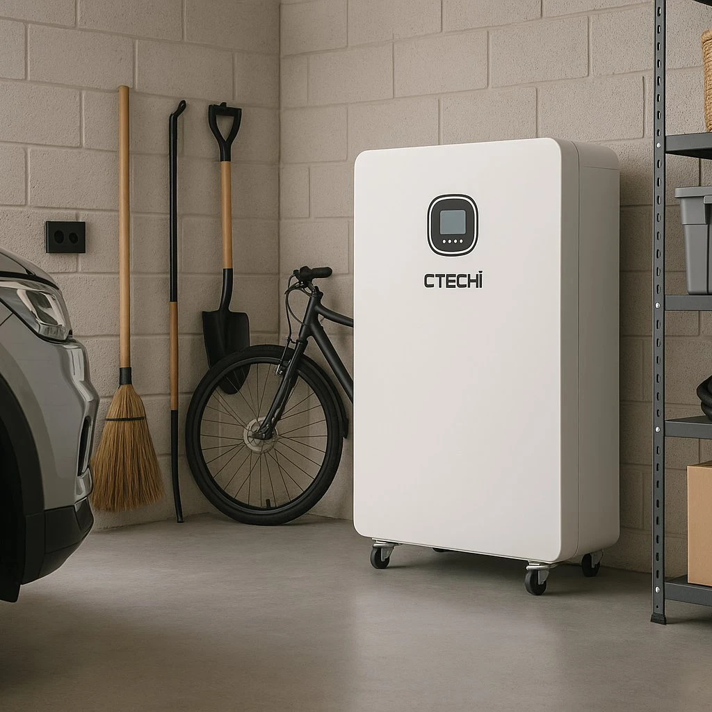CTECHi 51.2V 314Ah All-in-one Energy Storage  Battery Childproof  for Stockroom Household Garage