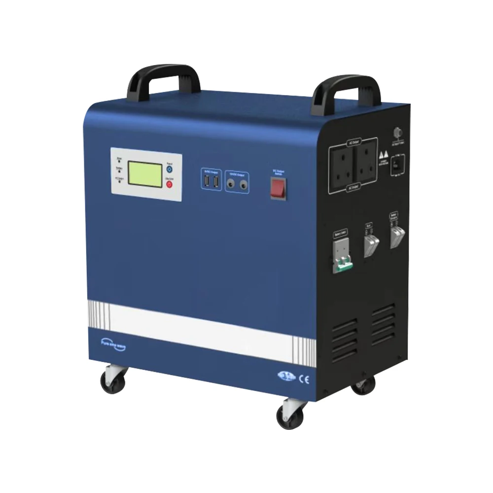 Portable Power Station 1000W 2000W LiFePO4 Solar Generator for Home Use - SNADI