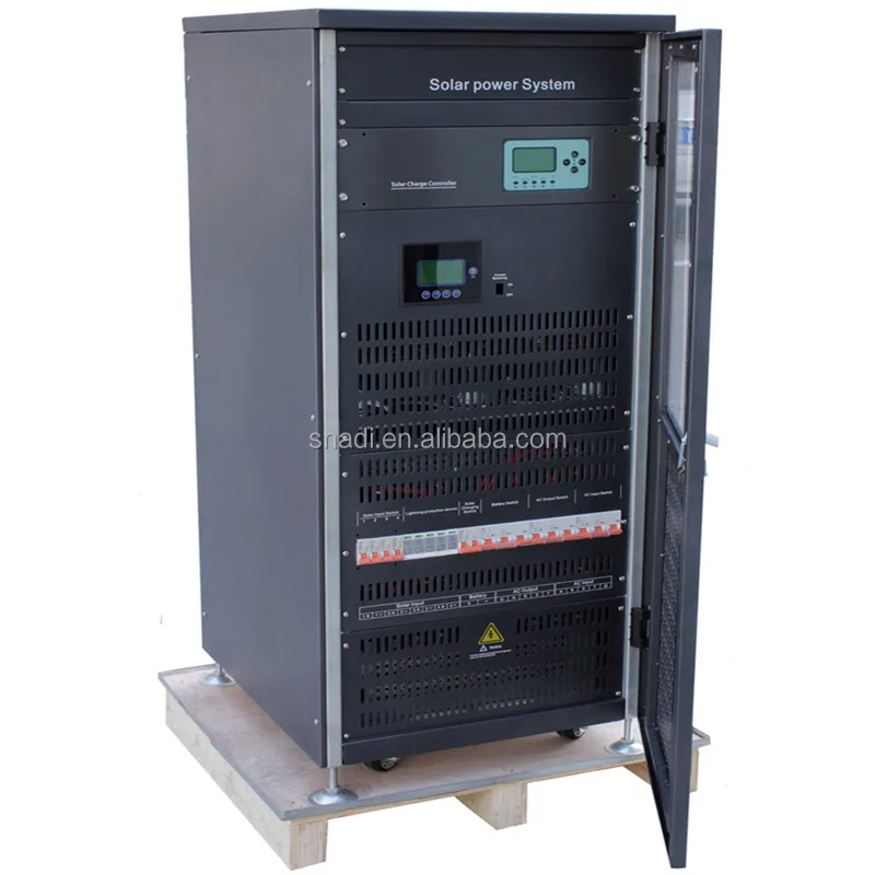 30kW 3 Phase Off Grid Hybrid Solar Inverter with Charger for Industrial Use - SNADI
