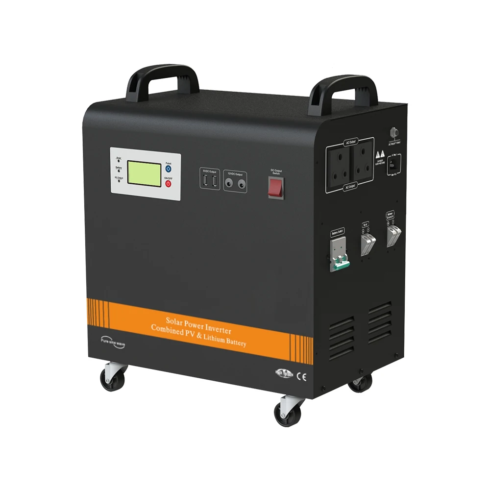 Portable Power Station 2000W 24V  Electric Solar Portable Generatorsr for Home Use - SNADI