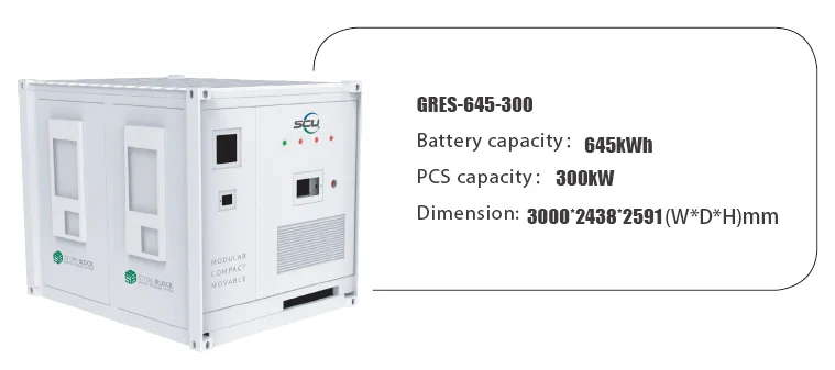 40ft Containerized Hybrid Grid Microgrid ESS BESS with LiFePO4 Batteries SCU