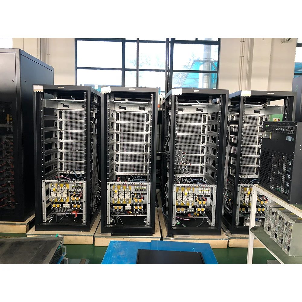 SCU Ups Power Supply 100kva 200kva 500kva 1200kva 3 Phase with Lithium Iron Battery