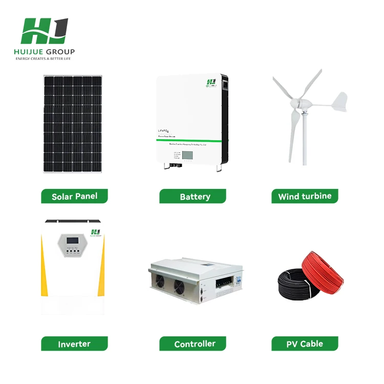 Complete Home Solar System Kit 5kw 6kw 8kw 10kw Hybrid Solar Battery Energy System 10kwh 20kwh 30kwh 40kwh Lithium Batterie HJ