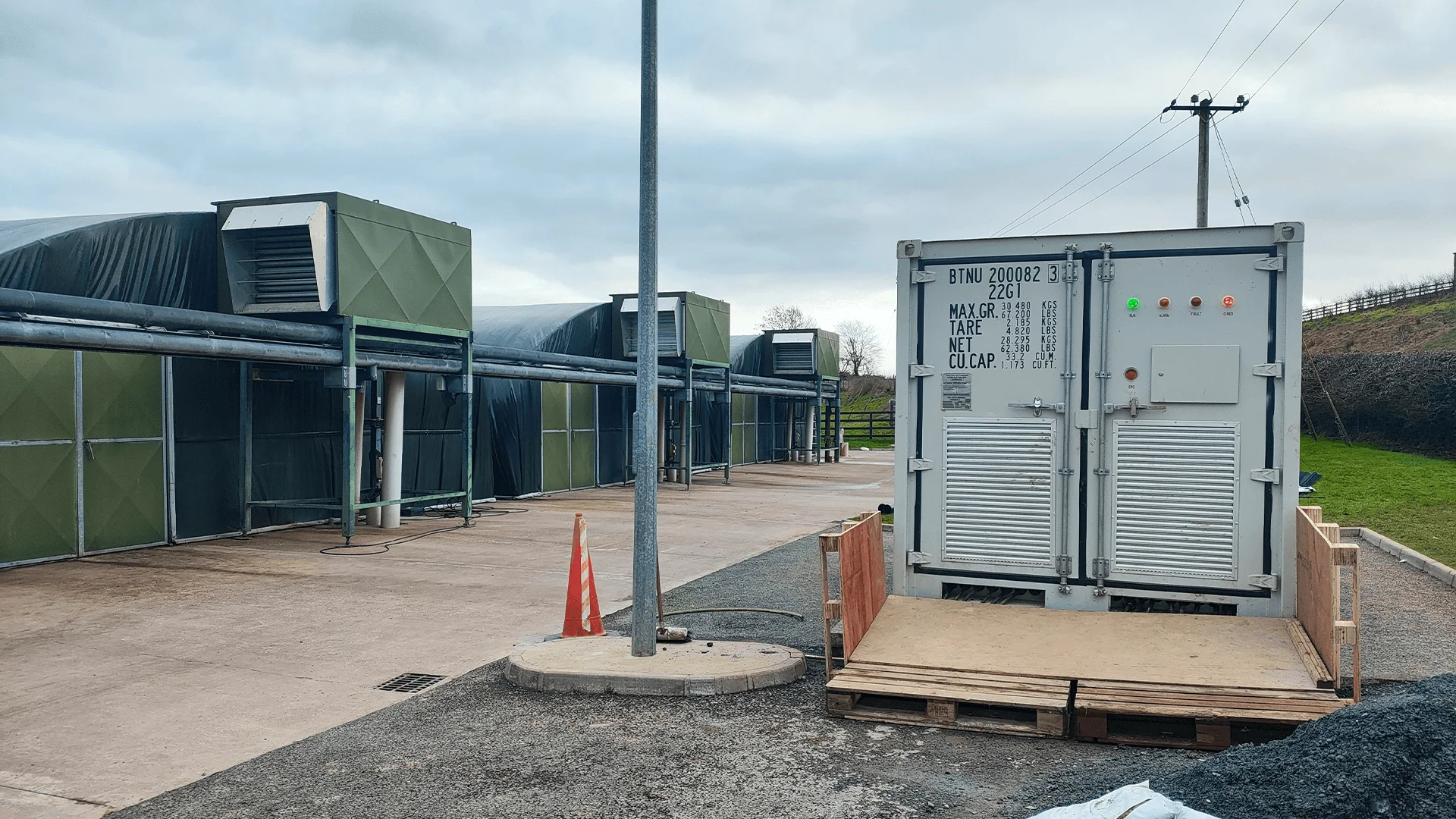 40ft Containerized Solar Energy Storage System 1MWh-3MWh LiFePO4 (SCU)