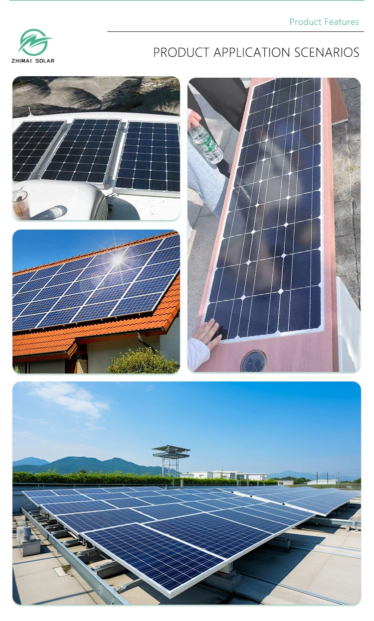 60W-1000W N-Type IP67 Solar Panel | High Efficiency PV Module for Roof Systems ZM