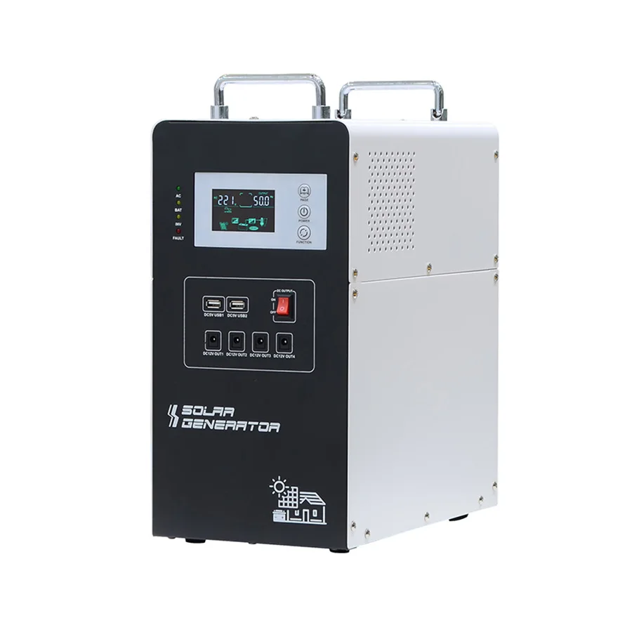 MPPT Solar Power Charging Station 600W-2kW for Home and Commercial Use with LiFePO4 Battery Xindun