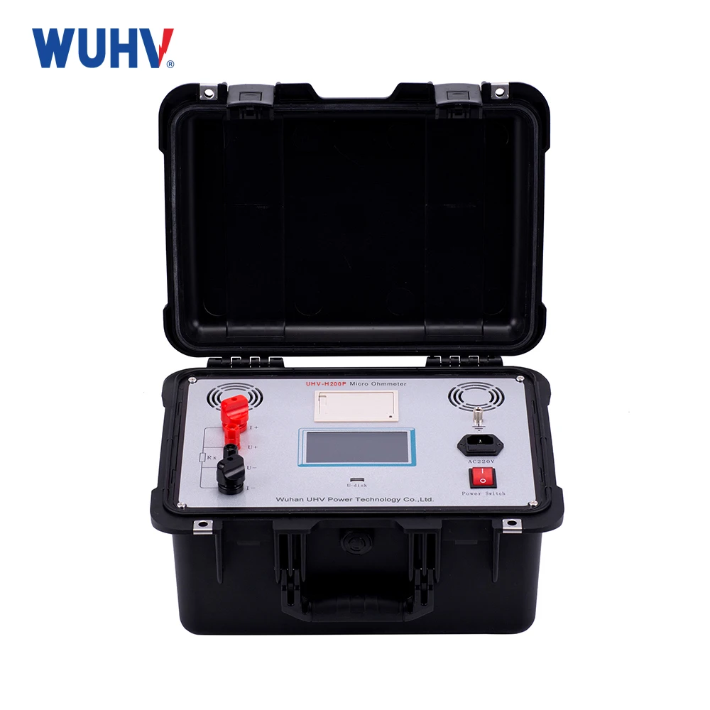 UHV-H200P High Precision DC Circuit Breaker Tester - Micro Ohm Meter for Dynamic Contact Resistance