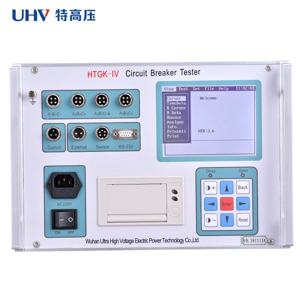 UHV-404 Circuit Breaker Analyzer - High Voltage Testing Equipment for Accurate Diagnostics