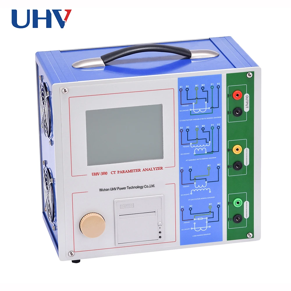 UHV-300 CT PT Analyzer - High Precision Secondary Winding Resistance & Load Current Tester