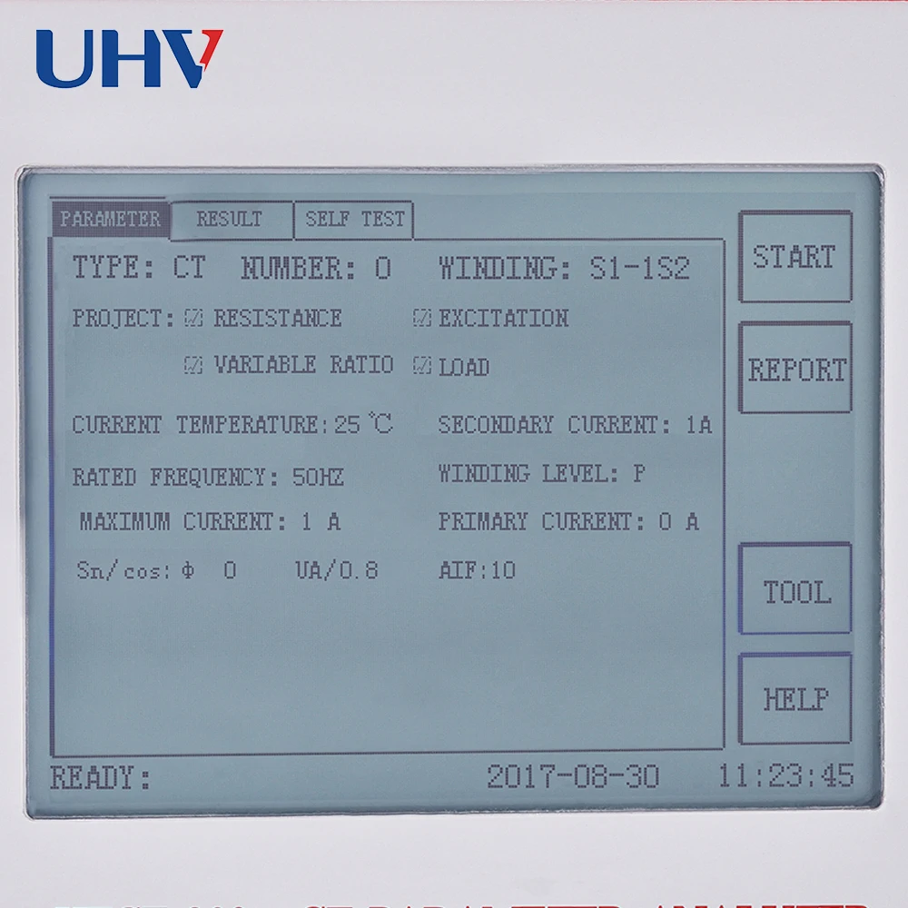 UHV-300 CT PT Analyzer - High Precision Secondary Winding Resistance & Load Current Tester