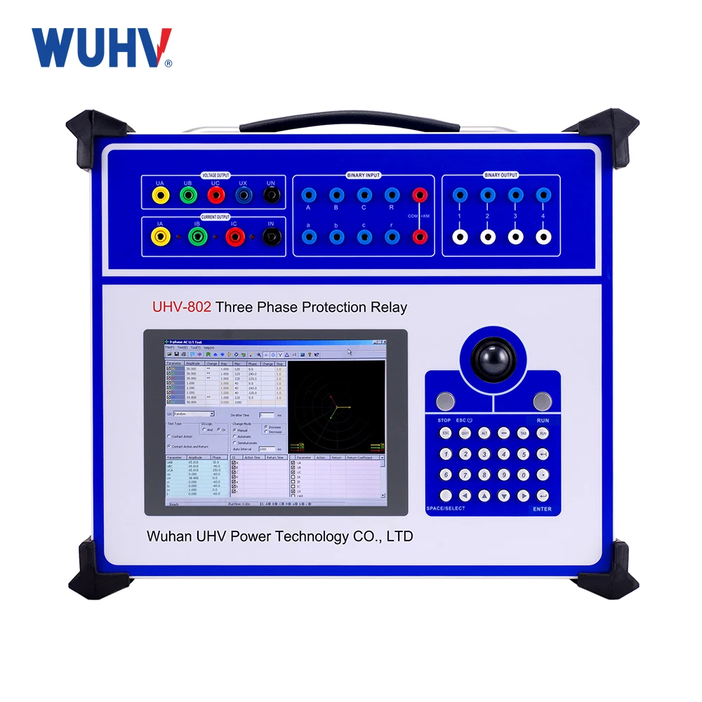 UHV-802 Three Phase Secondary Injection Relay Protection Tester - Precision Testing for Electrical Systems