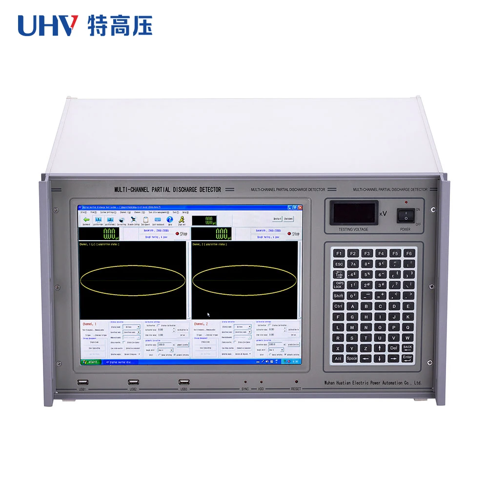 UHV-2000A HV Hipot PD Test System - 2 Channel Automatic Partial Discharge Testing for Transformers