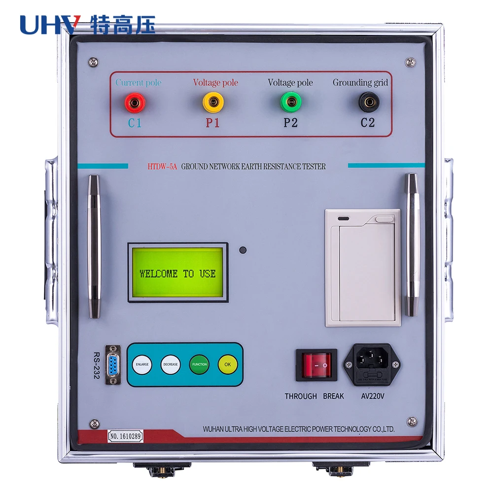 UHV-801 Earth Network Ground Resistance Tester - High Precision Electric Analyzer