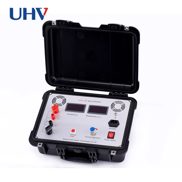 UHV-H100A Portable Contact Resistance Tester for Circuit Breakers - High Precision & Adjustable Current