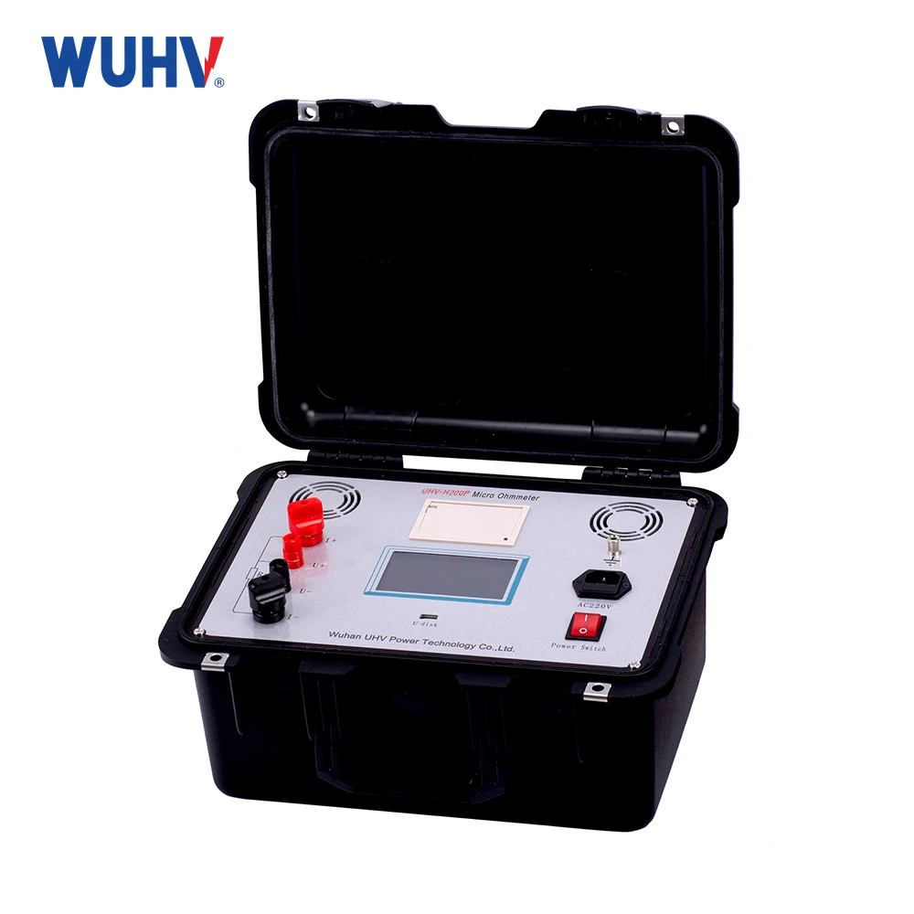 UHV-H200P High Precision DC Circuit Breaker Tester - Micro Ohm Meter for Dynamic Contact Resistance