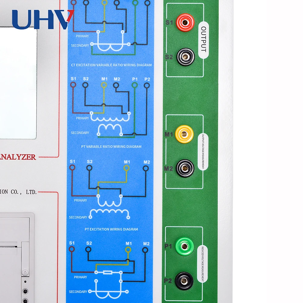 UHV-300 CT PT Analyzer - High Precision Secondary Winding Resistance & Load Current Tester