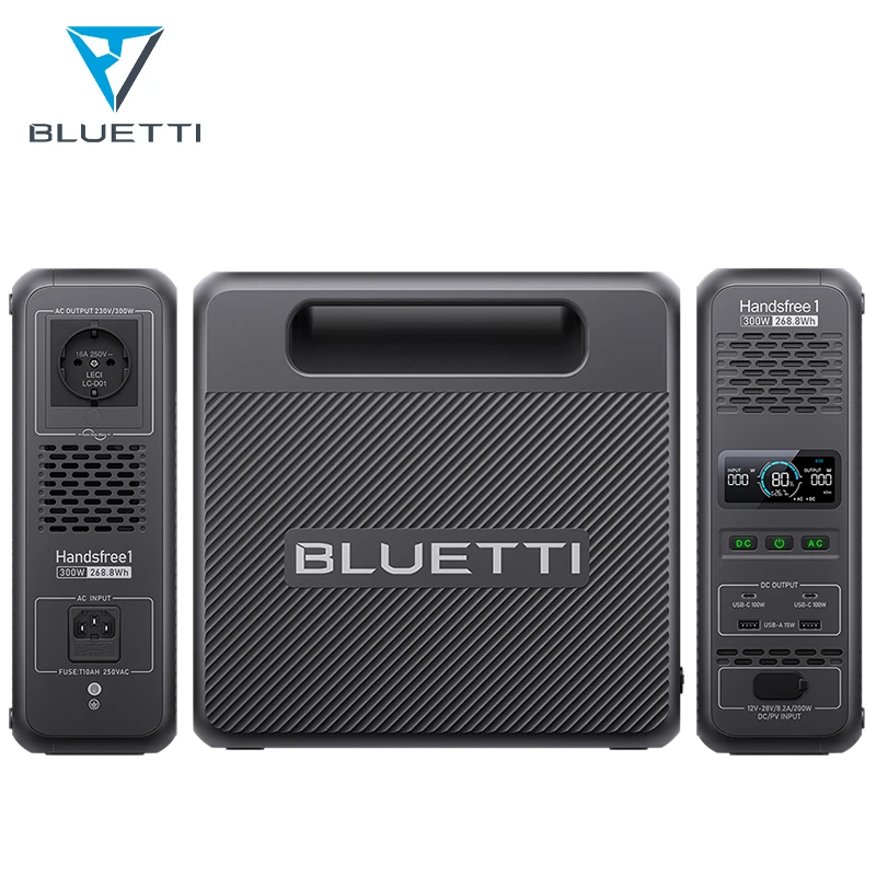 BLUETTI Handsfree Solar Backpack - 42L/60L with Removable Power Bank, Multifunction USB Ports