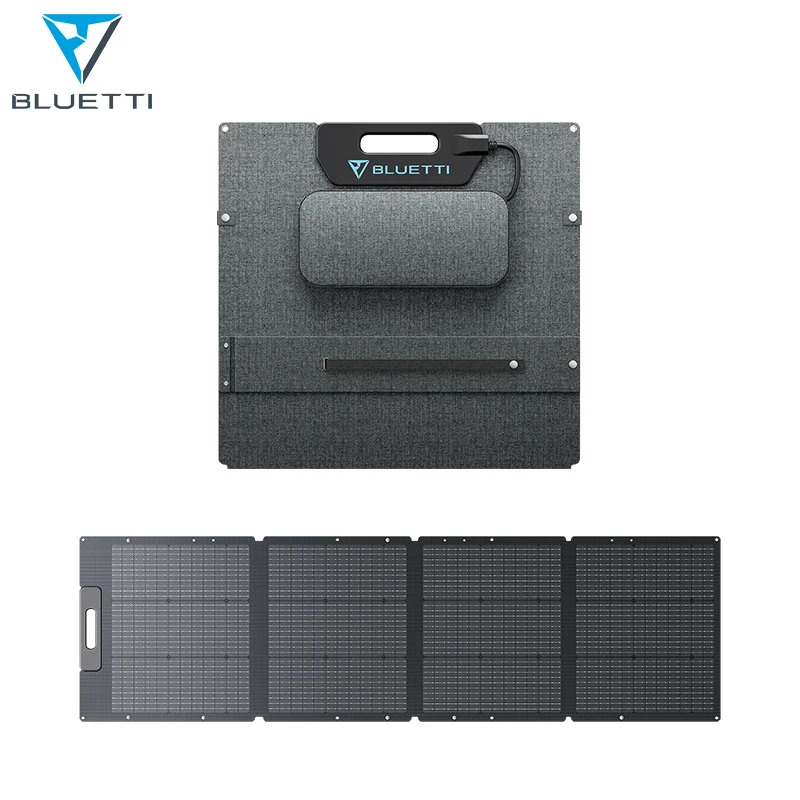 BLUETTI PV200D Low-Profile Foldable Solar Charger - 200W for RV Roofs, Zipper Case & Anti-Reflective Coating