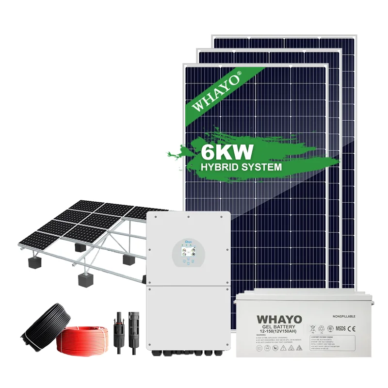 6kW-15kW Hybrid Solar Energy Storage System with Lithium Battery - Whayo