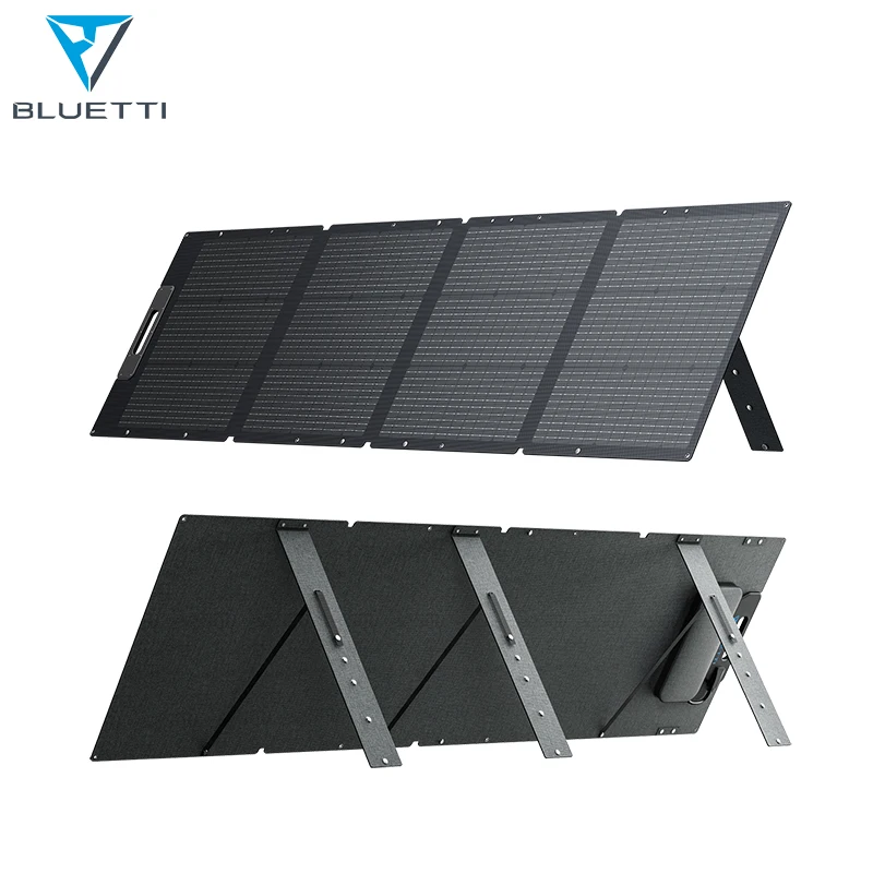 BLUETTI PV200D Low-Profile Foldable Solar Charger - 200W for RV Roofs, Zipper Case & Anti-Reflective Coating