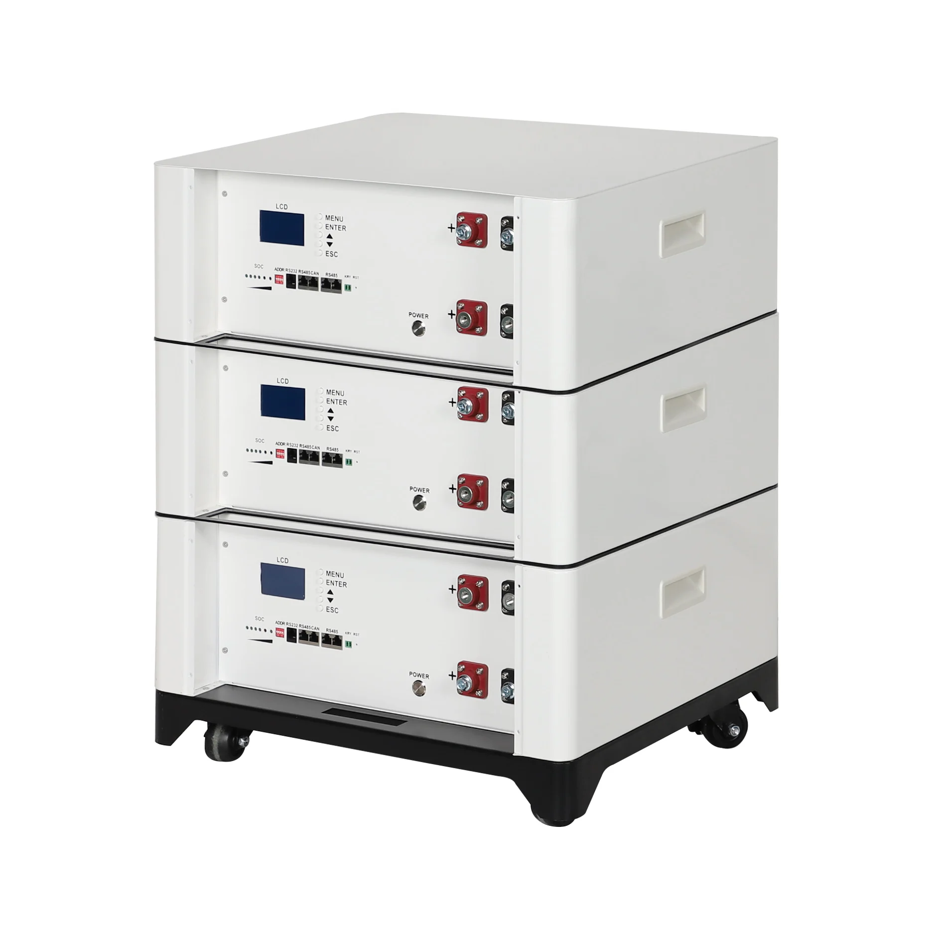 Modular Home Energy Storage System - Stackable LiFePO4 Battery for Off-Grid Solar Power - Whayo