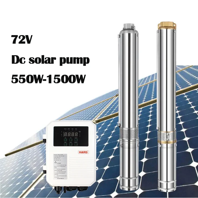 HARS 72V 550W Solar DC Water Pump 4DLR6-65-72-550 with MPPT Controller for Irrigation