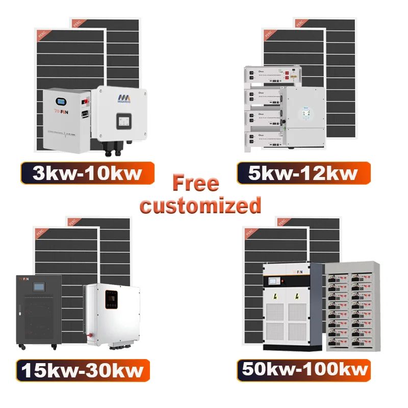 10kVA Off-Grid Solar System | 5kW Home Kit for Lights, TV, Phones & Fridge | Tanfon