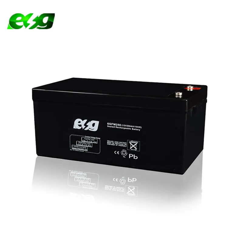 12V 250Ah Gel Lead Acid Battery | Solar Storage & Inverter Backup | ESG