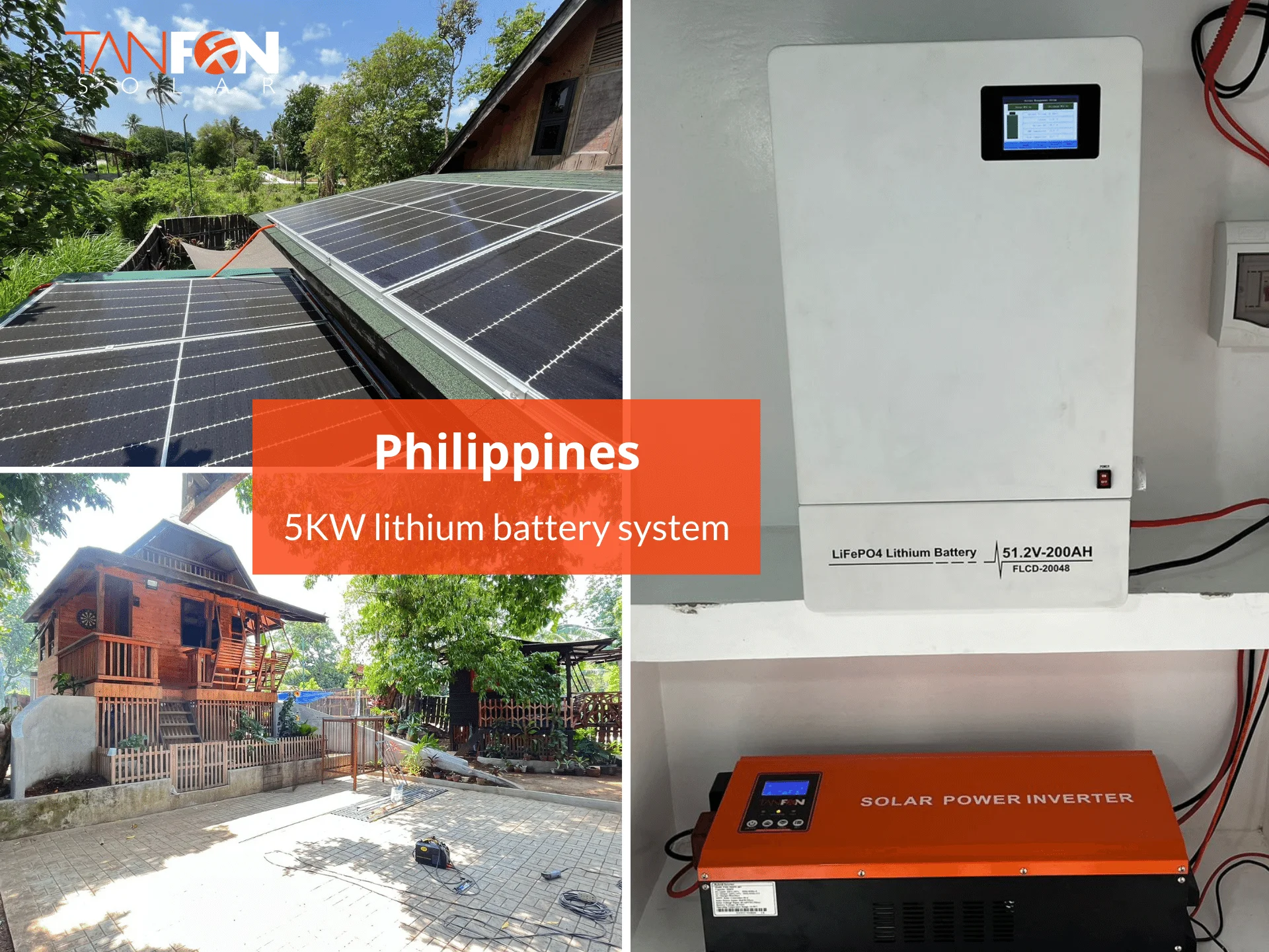 5kWh-10kWh Home Energy Storage Battery | 51.2V 200Ah | TANFON