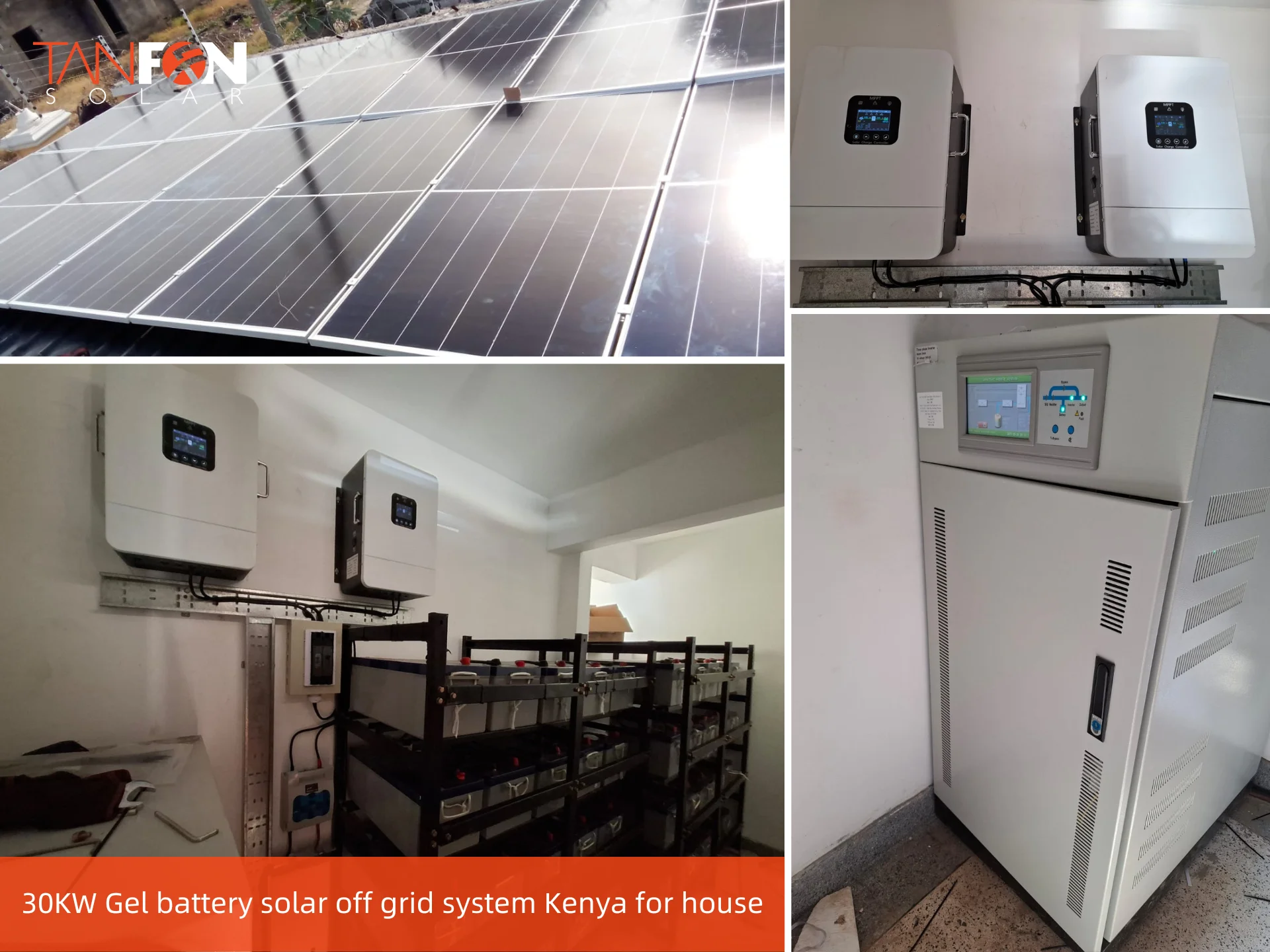 5kW-10kW Home Solar Panel Set | Plug & Play Battery Storage | Monocrystalline 12kW Load | Tanfon