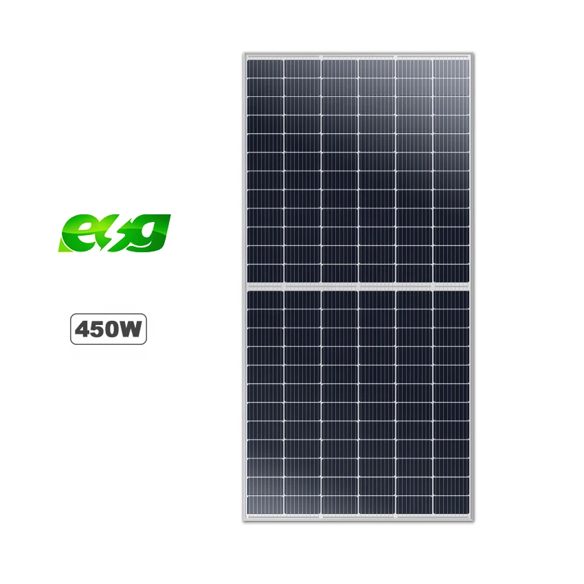 Monocrystalline PERC Half-Cut Cell Solar Panels | 250W-450W Foldable | ESG