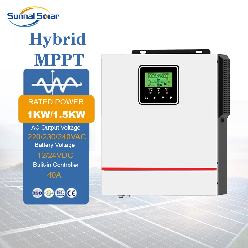 1KW-1.5KW Low Frequency Off-Grid Hybrid Solar Inverter | MPPT Technology | SUNNAL