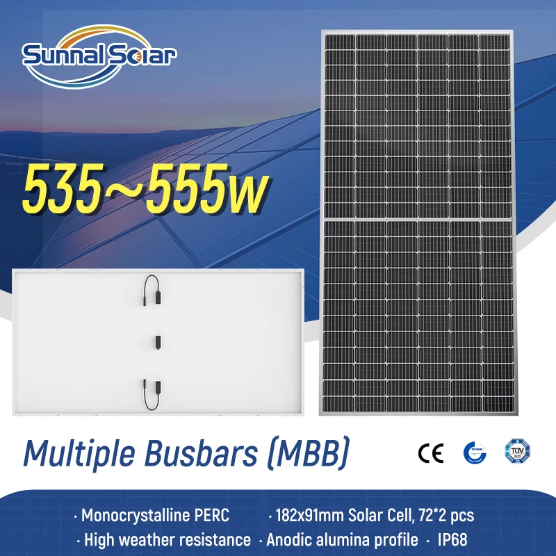 5kW-50kW Hybrid Solar Energy System | Ground Mount for Home & RV | SUNNAL