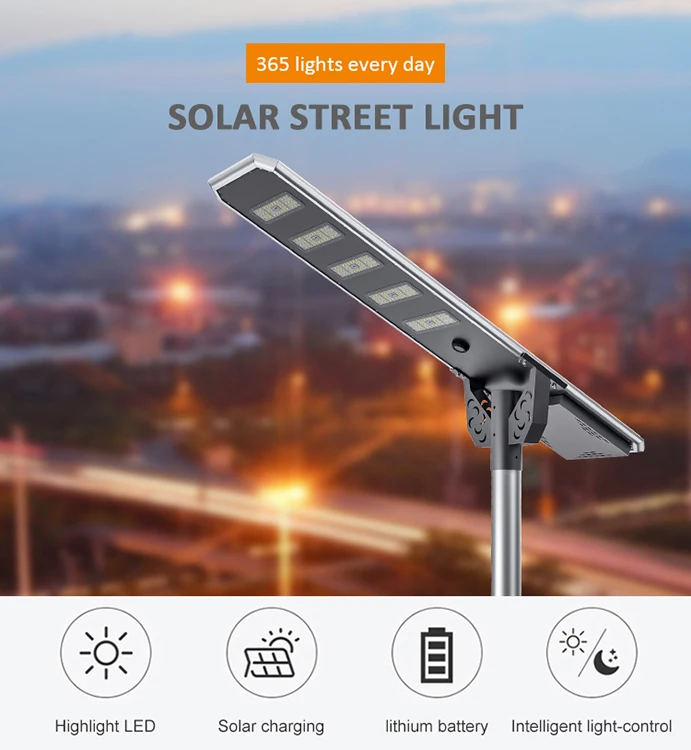 30W-200W Heavy Duty Solar Street Lights | Outdoor Highway & Road Use | SUNNAL