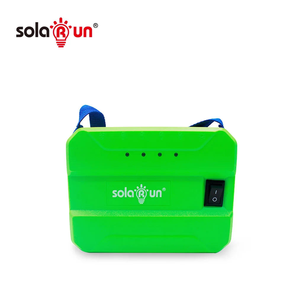 Portable Solar Home System with 6W Panel - Home Lighting & Phone Charging Kit by Solarun