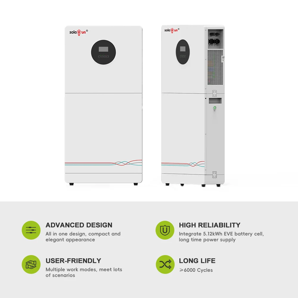 5.12kWh 5KW All-In-One Hybrid Solar Generator - Off-Grid Home Power by Solarun