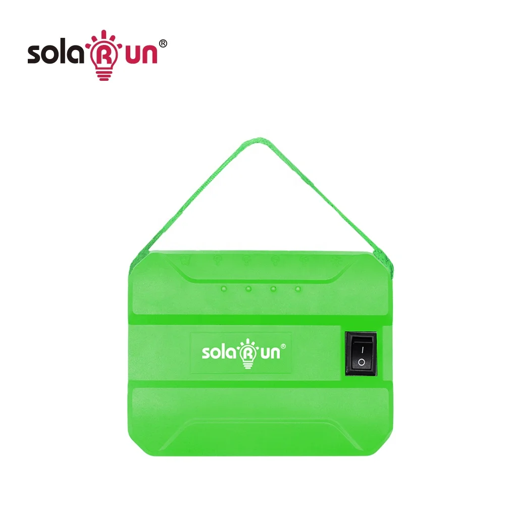 Portable Solar Home System with 6W Panel - Home Lighting & Phone Charging Kit by Solarun