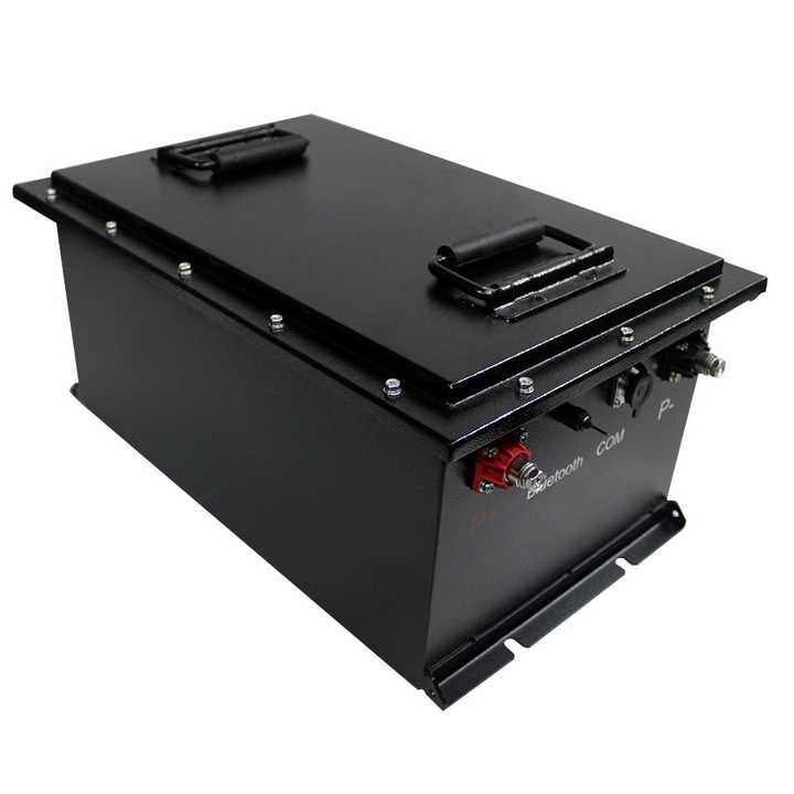 Rechargeable Lithium Power Battery 36V 48V 72V 50AH 100Ah 200AH Li-ion Golf Cart Battery IP67 Waterproof Long Cycle Life ELT512105G