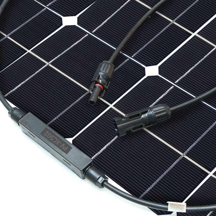 50W Flexible Perc Type Solar Panel High Efficiency ETFE Surface for Attic Fan Float Buoy Mast Yacht AHONY