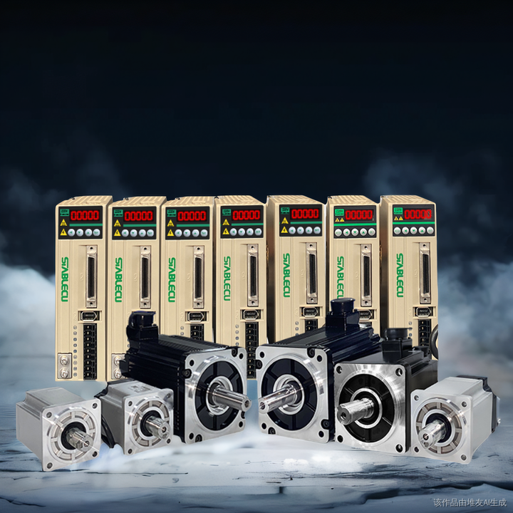 Electric Dynamo Generator 750W 220V 3000RPM AC Servo Motor for Machinery Equipment StableCU
